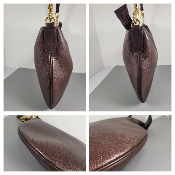 Vintage Gucci brown leather hobo shoulder bag - Picture 5 of 7